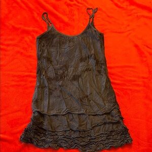 Young Fabulous & Broke Black Ruffle Mini Dress